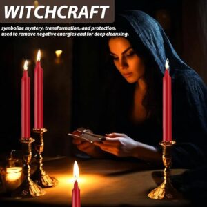 Red Spell Chime Candles Premium Candles for Rituals, Prayer and Meditation.